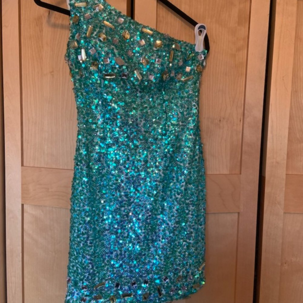Formal Short All Sequin Dress